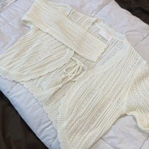 Knitted, Long Sleeve, Topper/Light Sweater